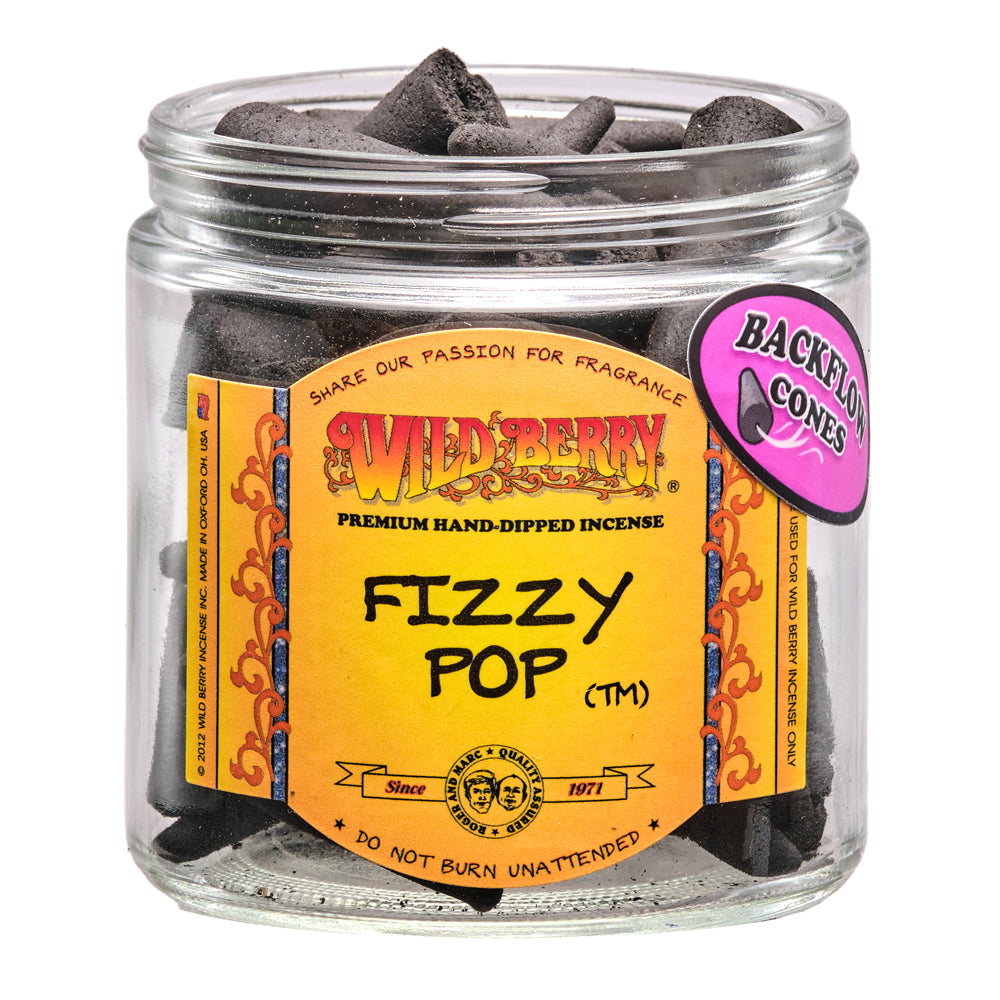 ＆classy スティックアセンボリーコンポート Fizzy Pop™ Backflow Cones – Wild Berry Incense