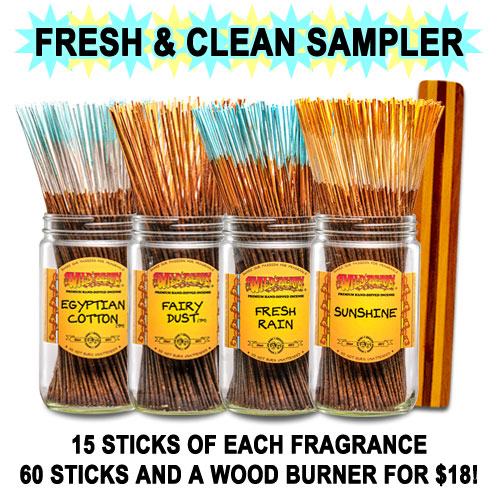 Fresh & Clean Sampler – Wild Berry Incense