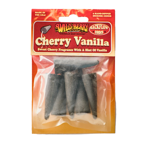 Cherry Vanilla Backflow Packaged Cones