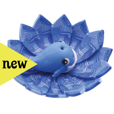 Fimo Round Blue Whale