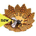 Fimo Round Honey Bee