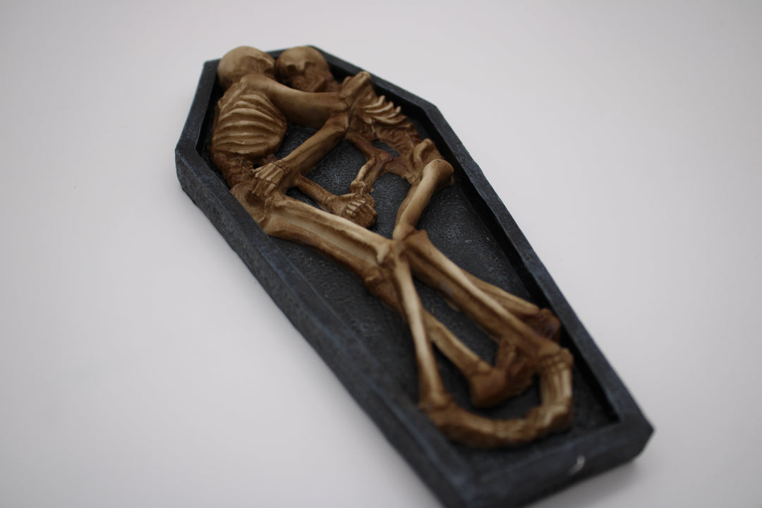 Skeleton Casket Incense Burner
