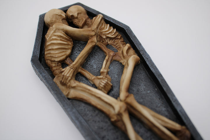 Skeleton Casket Incense Burner