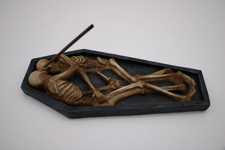 Skeleton Casket Incense Burner