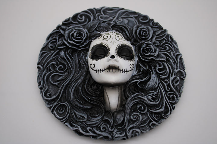 Day Of The Dead Round Incense Burner