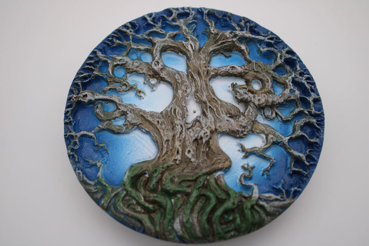 Blue Tree Of Life Incense Burner