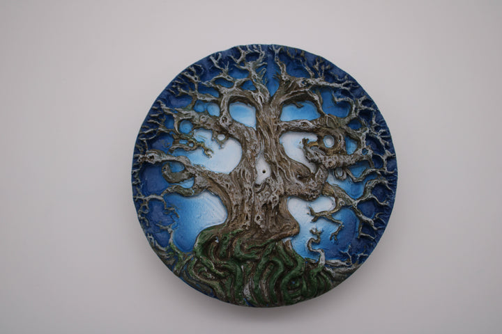 Blue Tree Of Life Incense Burner