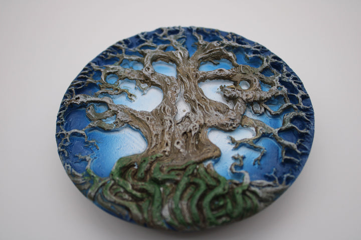 Blue Tree Of Life Incense Burner