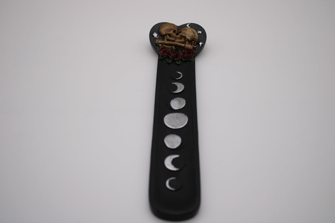 Skeleton Moon Incense Burner