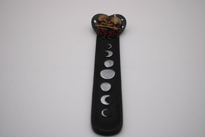 Skeleton Moon Incense Burner