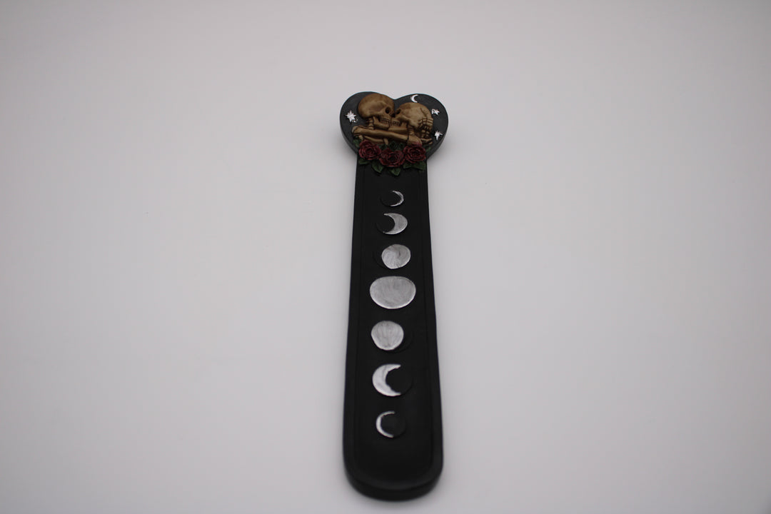 Skeleton Moon Incense Burner