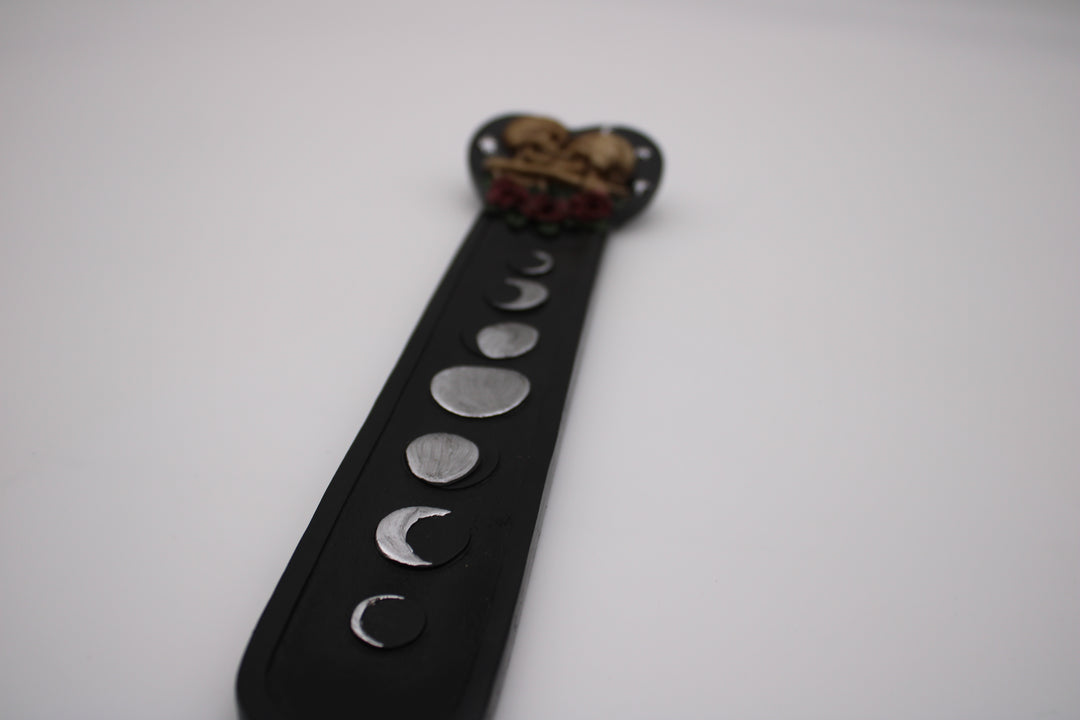 Skeleton Moon Incense Burner