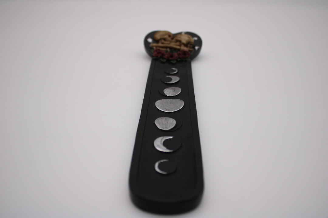 Skeleton Moon Incense Burner