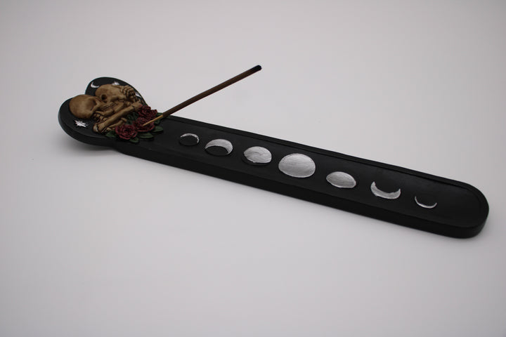 Skeleton Moon Incense Burner