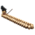 Raven with Skulls Incense Boat