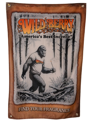 Wild Berry Sasquatch Banner