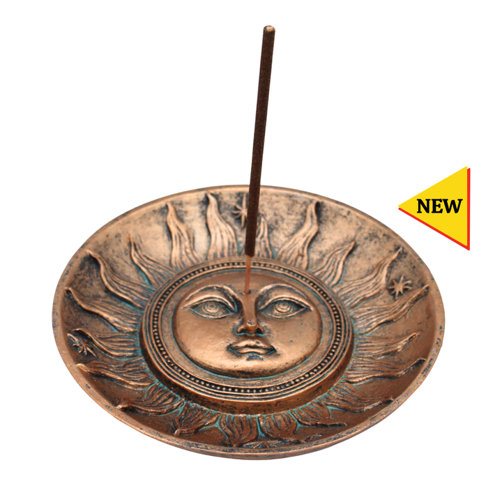 Bronze Sun Incense Plate