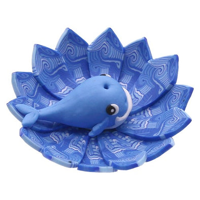 Fimo Round Blue Whale