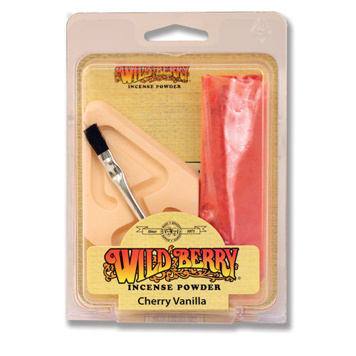Cherry Vanilla Incense Powder Set with Burner