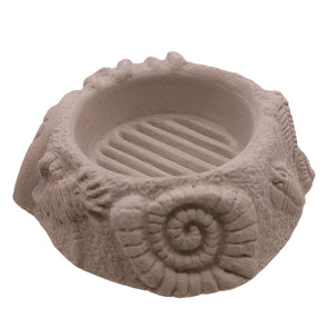 Round Concrete Holder - Fossil