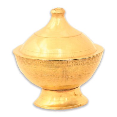 Small brass pot