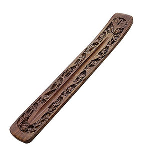 Deep-Carved Wooden Burner